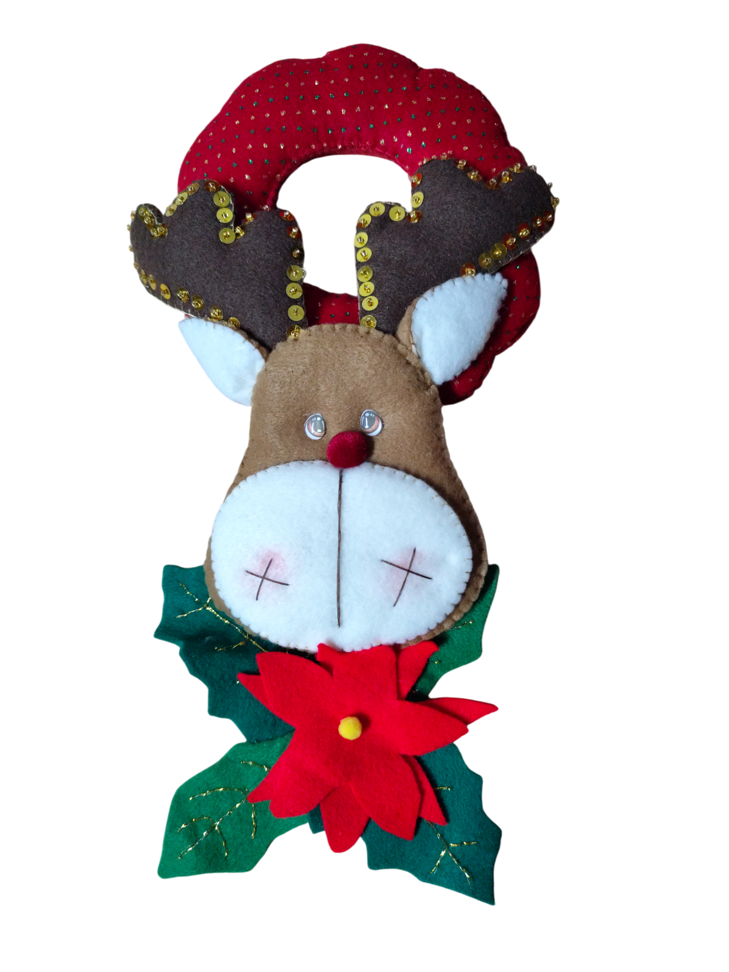 Colgapuertas Navideños Reno